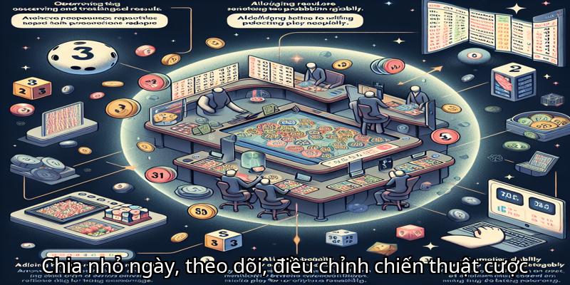 Chia nhỏ ngày, theo dõi, điều chỉnh chiến thuật cược