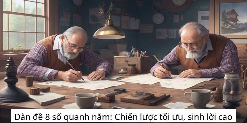 Dàn đề 8 số quanh năm: Chiến lược tối ưu, sinh lời cao