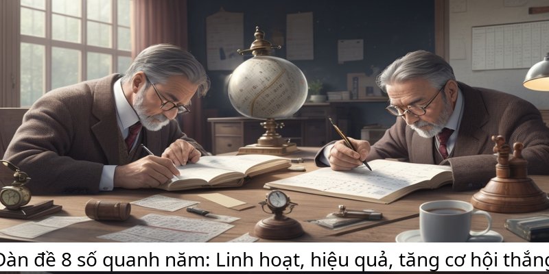 Dàn đề 8 số quanh năm: Linh hoạt, hiệu quả, tăng cơ hội thắng