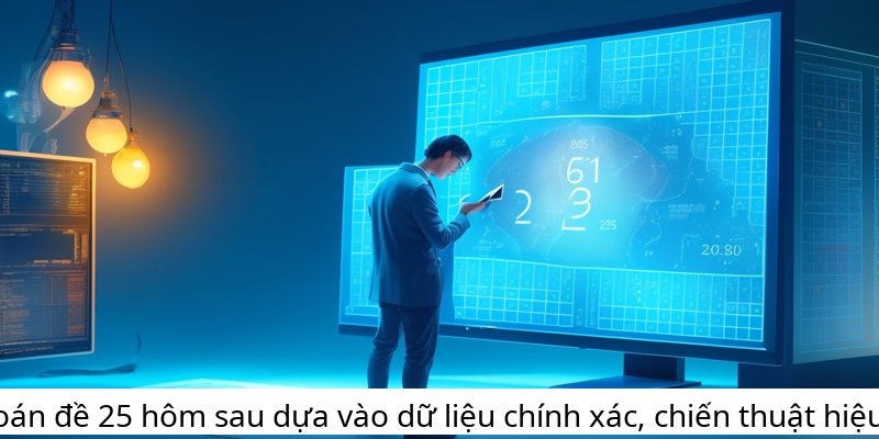 Dự đoán đề 25 hôm sau dựa vào dữ liệu chính xác, chiến thuật hiệu quả.