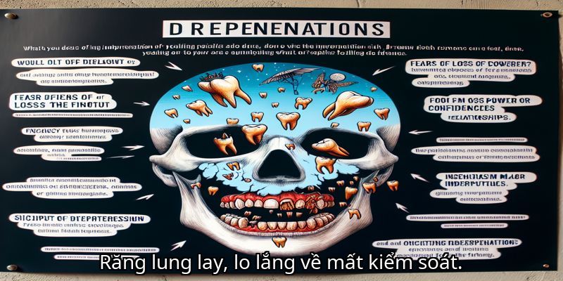 Răng lung lay, lo lắng về mất kiểm soát.