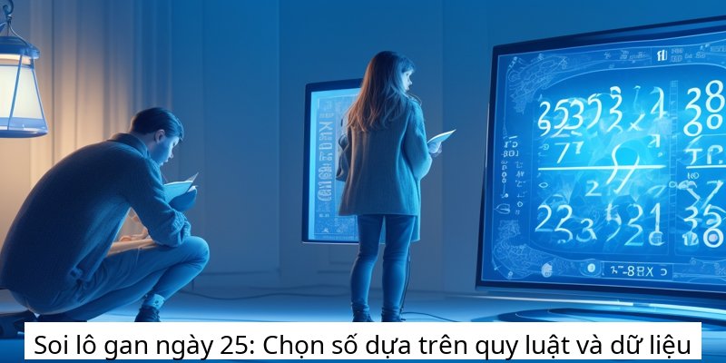Soi lô gan ngày 25: Chọn số dựa trên quy luật và dữ liệu
